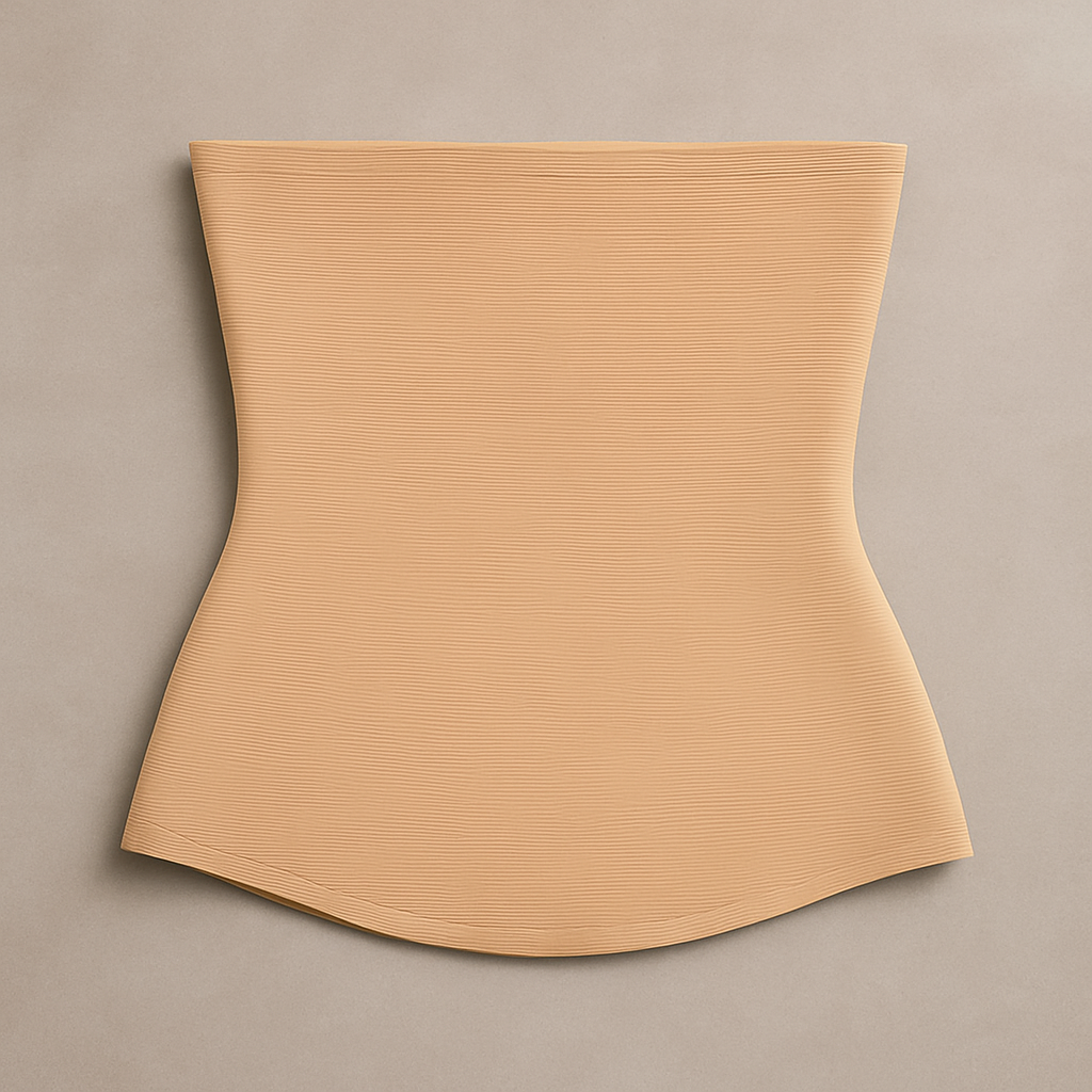 Gaine taille haute amincissante en tissu élastique avec soutien dorsal