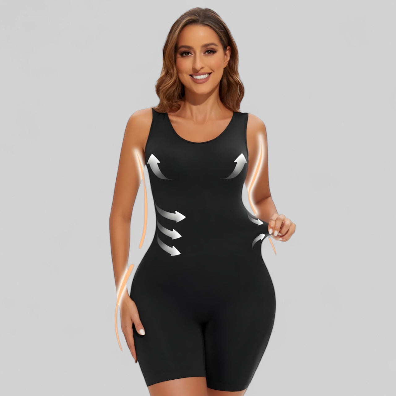 Body short gainant sans couture pour femme – Lot de 2 pièces