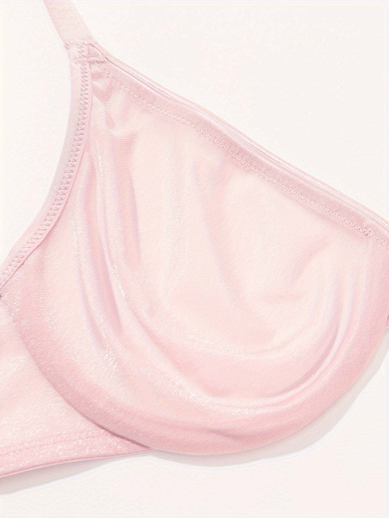 Soutien-gorge satiné sans couture avec armatures