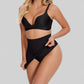 Jupe gainante taille haute effet sculptant pour femme