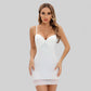 Robe gainante femme avec soutien-gorge intégré - Blanc / S