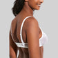 Soutien-gorge satiné sans couture avec armatures