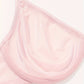Soutien-gorge satiné sans couture avec armatures