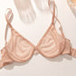 Soutien-gorge satiné sans couture avec armatures