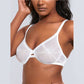 Soutien-gorge satiné sans couture avec armatures
