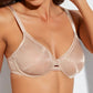 Soutien-gorge satiné sans couture avec armatures